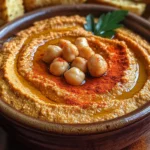 Roasted Red Pepper Hummus – So Smooth & Flavorful!