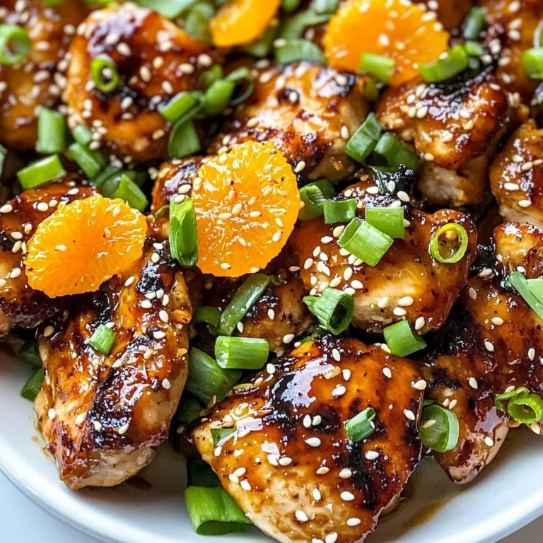 Spicy Orange Marinated Chicken