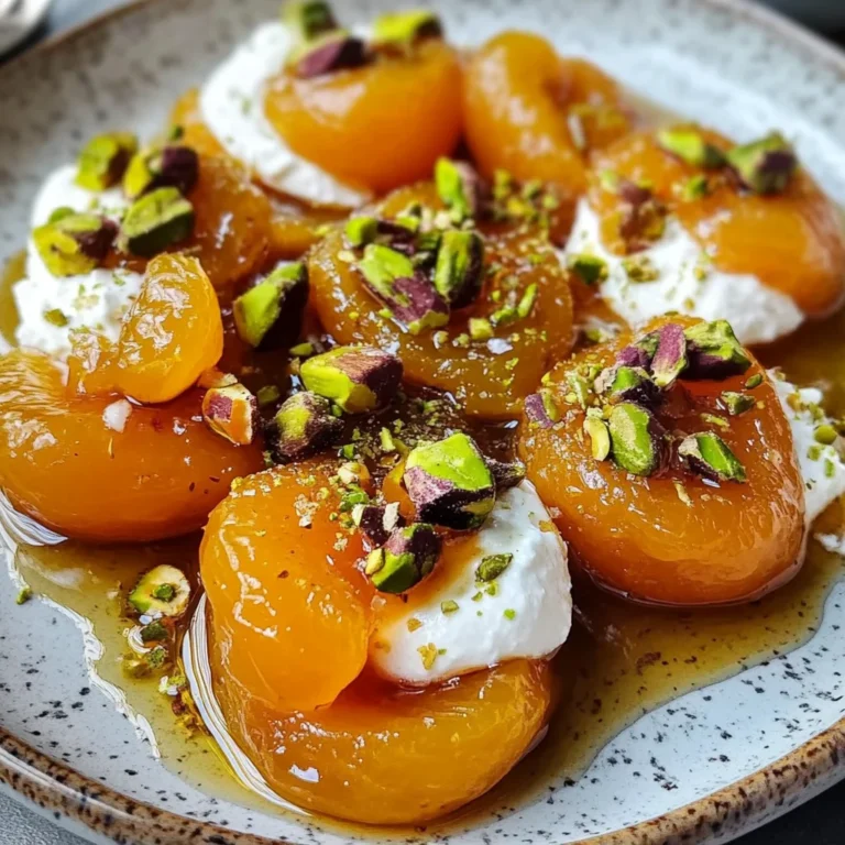 Turkish Poached Apricots Delight