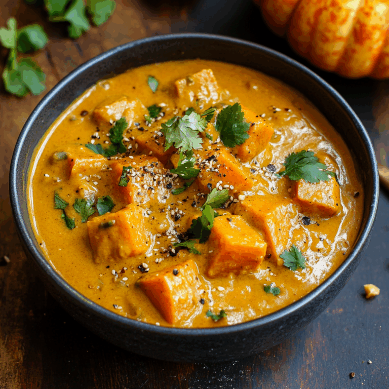 Creamy Indian Pumpkin Curry