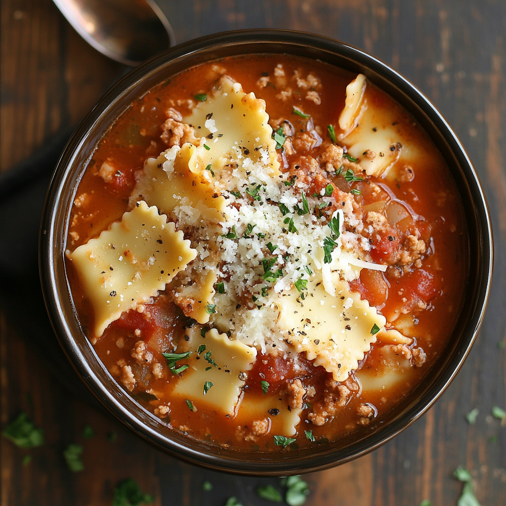 Crockpot Lasagna Soup