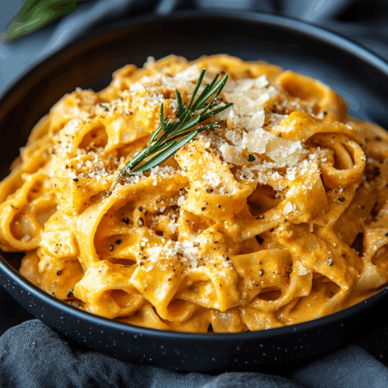 Easy Creamy Pumpkin Pasta