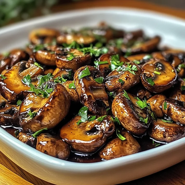 Balsamic Roasted Mushrooms