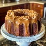 Buttermilk Sour Cream Pound Cake with Southern Caramel Icing