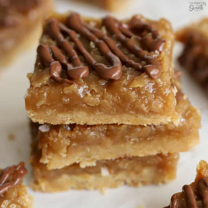 Better Than Samoas Caramel Coconut Bars