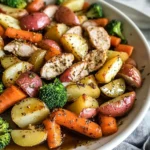 Chicken Apple Sausage Sheet Pan Dinner
