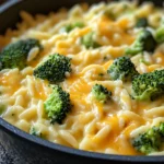 Creamy One-Pot Broccoli Cheddar Orzo