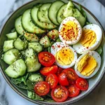 Egg & Avocado Veggie Bowl