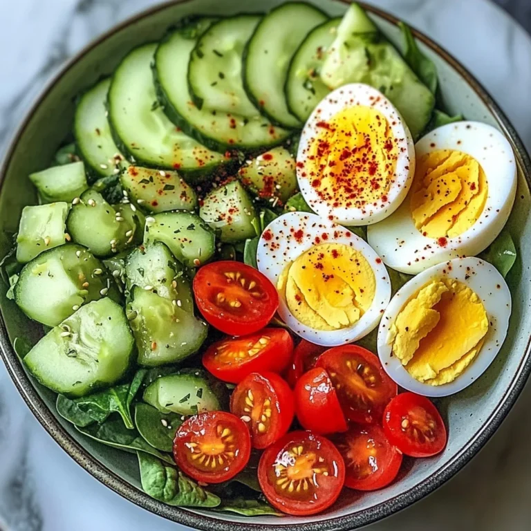Egg & Avocado Veggie Bowl