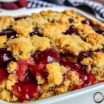 Peanut Butter and Jelly Cobbler
