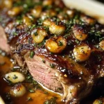 Slow-Roasted Lamb Shoulder with Honey-Garlic Mustard Glaze