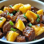 Slow Cooker Pineapple beef Recipe | Easy & Delicious
