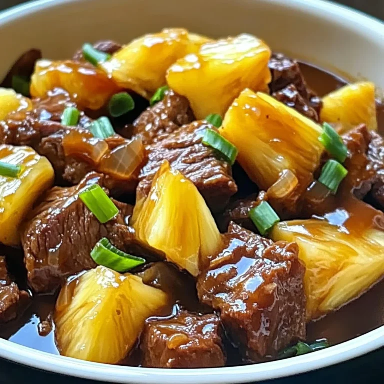 Slow Cooker Pineapple beef Recipe | Easy & Delicious