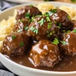 Slow Cooker Salisbury Steak Meatballs: Family-Friendly Comfort