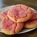 Strawberry Sugar Cookies with Sparkling Strawberry Sugar Recipe