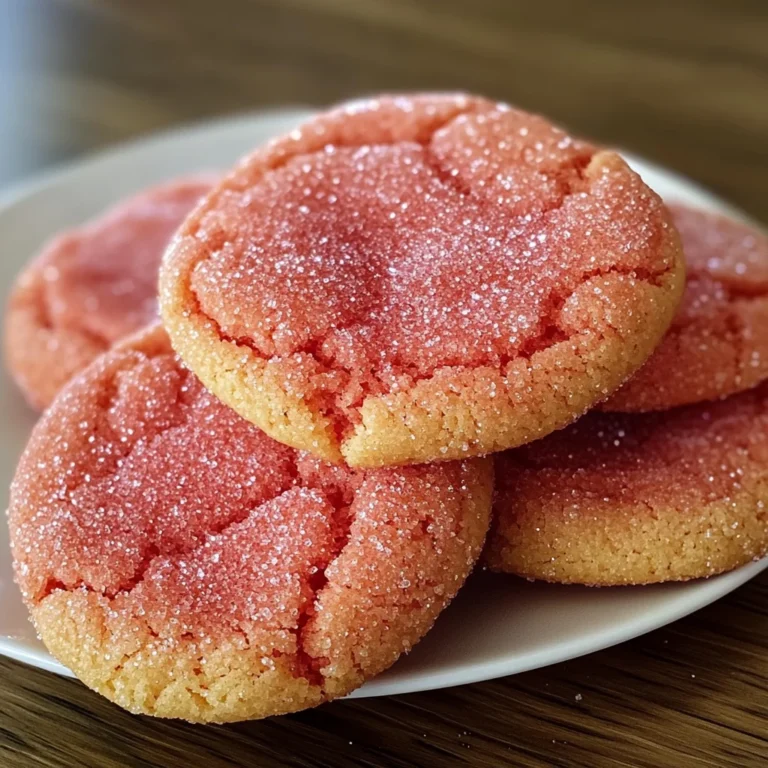 Strawberry Sugar Cookies with Sparkling Strawberry Sugar Recipe