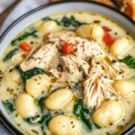 Tasty Rotisserie Chicken Gnocchi Soup