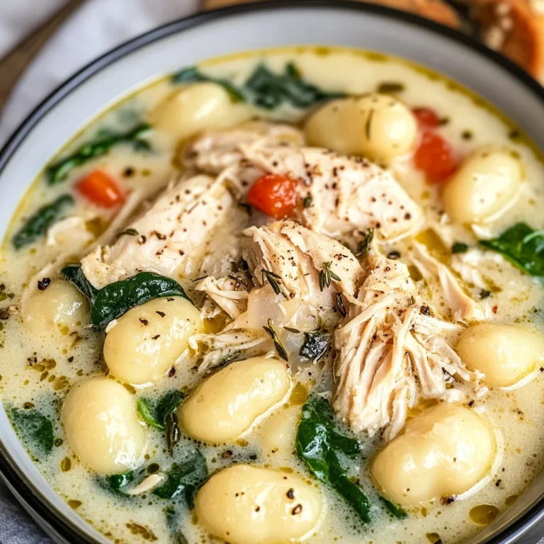 Tasty Rotisserie Chicken Gnocchi Soup