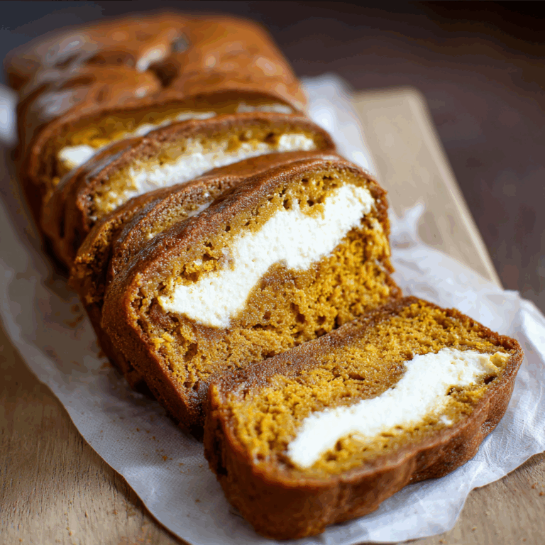 Cream Cheese-Filled Pumpkin Bread