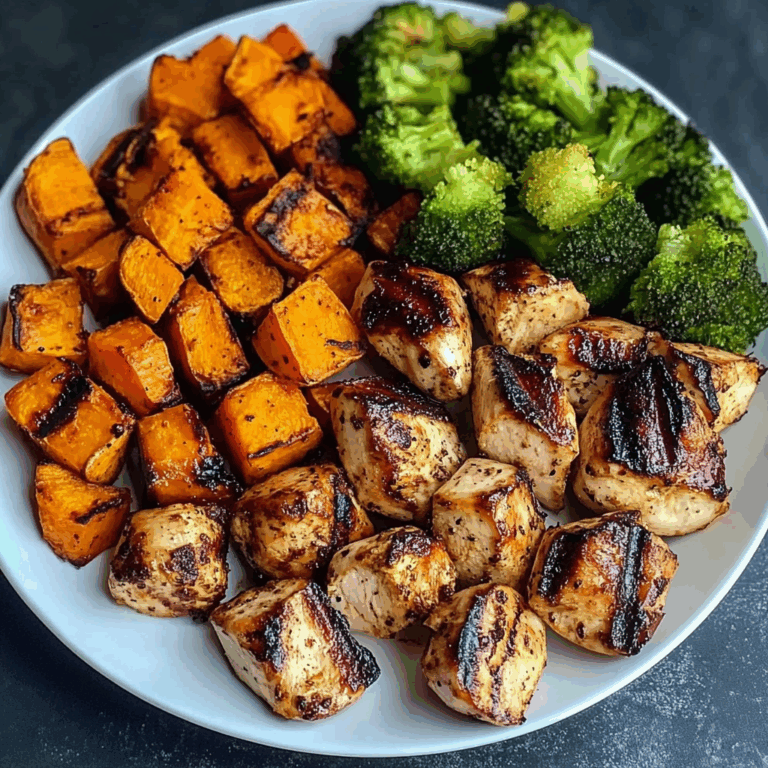 Grilled Chicken & Roasted Sweet Potato Power Plate